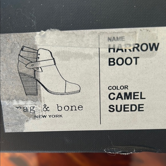 Rag & Bone Brown Suede Ankle Boots - Picture 7 of 7